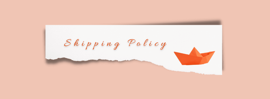 Shipping Policy banner