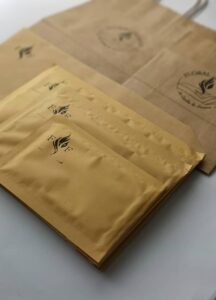 Brown branded paper bags & envelopes