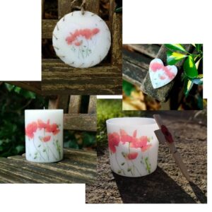 Gift set with an image of Poppies - make one.