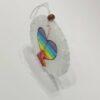 Small wax ornament with Rainbow Heart.